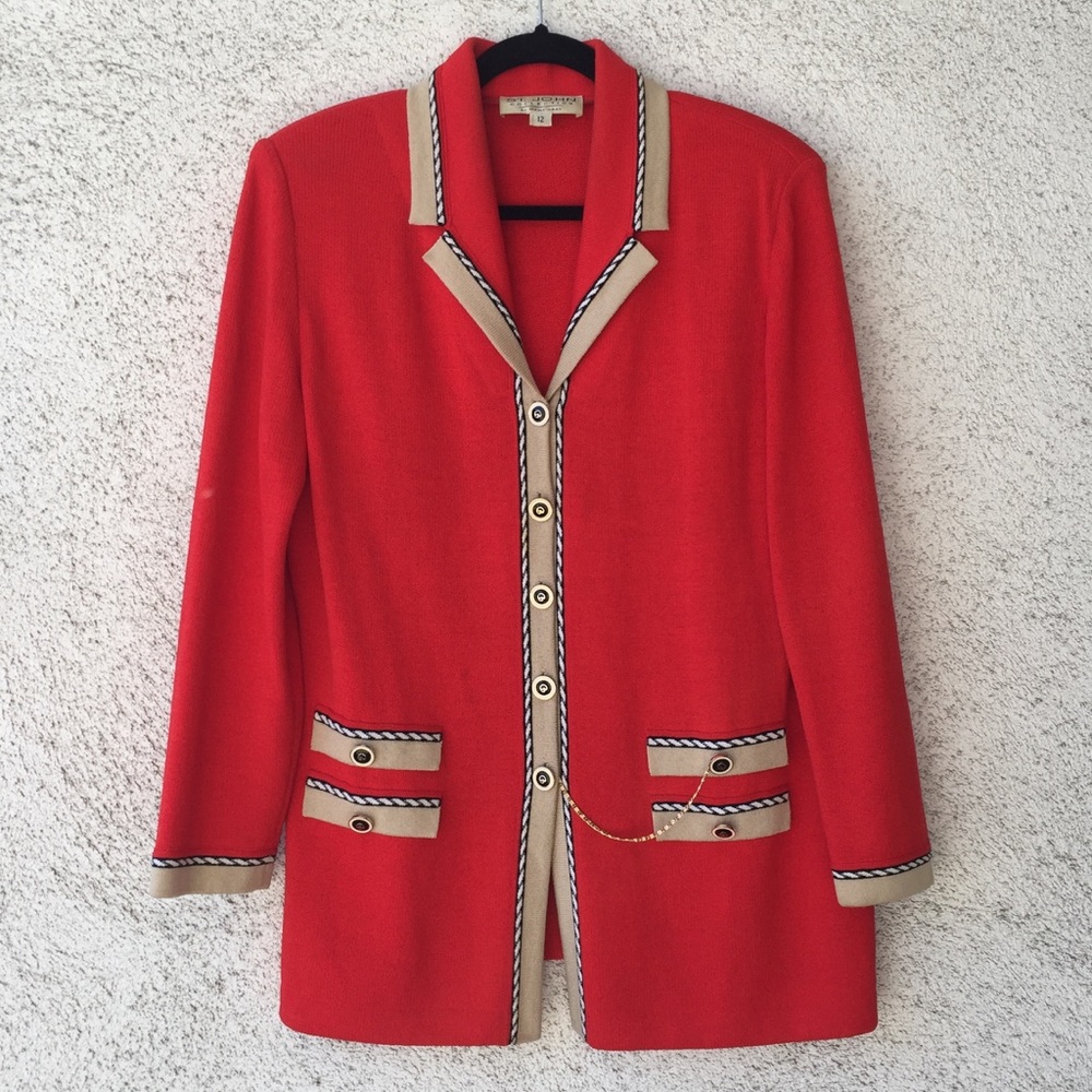 St. John Collection 2Pc Jacket and Tank Set